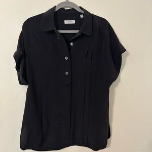 Equipment Silk Black Women's Top